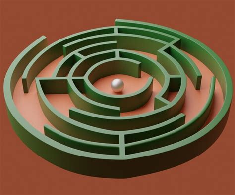 Artstation Maze 3d Model Resources