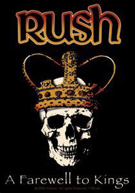 Rush A Farewell To Kings Sticker A Farewell To Kings Rush Poster Rush Music
