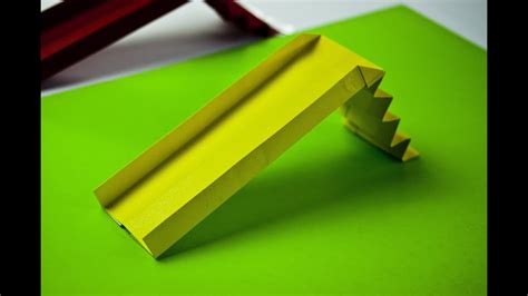 How to make a paper playground slide (origami) - YouTube