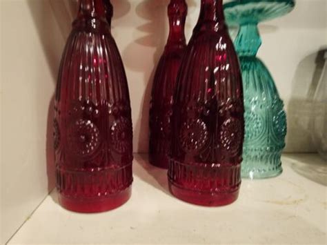 Pioneer Woman Ruby Red Adeline Flute Champagne Glasses Ebay