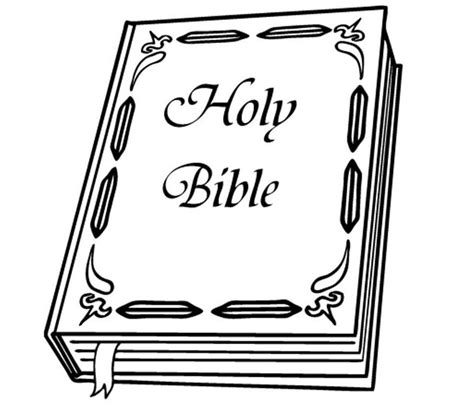 Por eso, es un mensaje permanente. Dibujos de una Biblia para colorear | Postales Cristianos