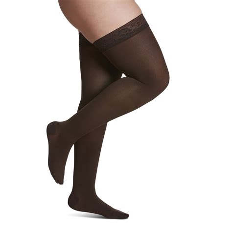 Sigvaris Soft Opaque Thigh High Grip Top Compression Stockings Safeway Medical Supply