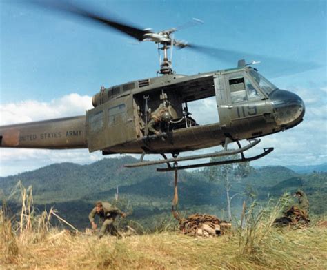 Vietnam War Huey Birth Control Gunship Pilot Photo Us Army Helicopter