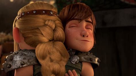 Hiccup And Astrid Hugging Hicks Und Astrid Dreamworks Drachen