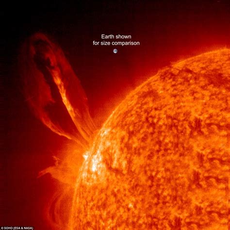 Stunning Image Reveals Just How Vast Solar Flares On The Suns Surface