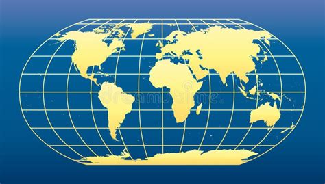 World Map Dark Blue Background Stock Vector Illustration Of Earth