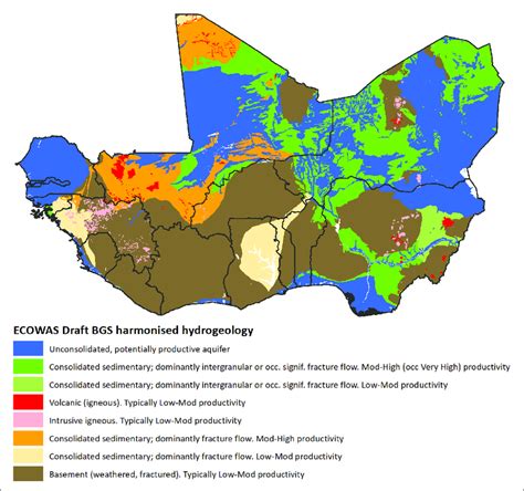 Harmonised Africa Groundwater Atlas Country Hydrogeology Maps For The