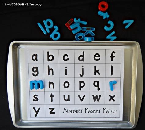 Alphabet Magnet Match The Letters Of Literacy