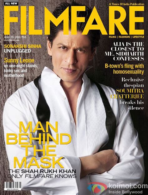 Hot N Classy Shah Rukh Khan On The Cover Of Filmfare Magazine Koimoi