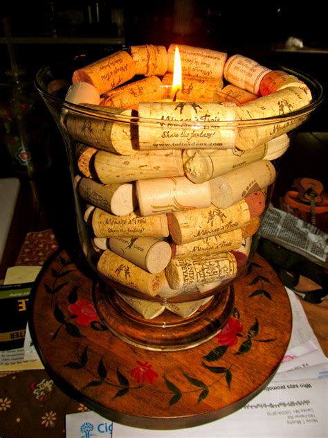 Wine Cork Candle Holder Wine Cork Candle Holder Cork Candle Cork