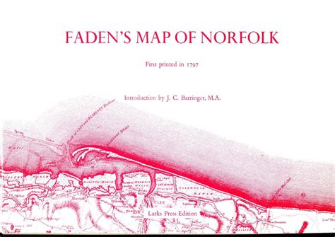 Old Maps Of Norfolk X 2 Reprints Of Fadens Map 1797 And Grants Map