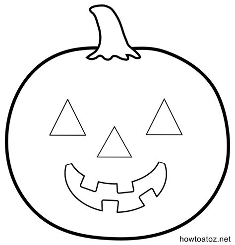 Pumpkin Drawing Template At Getdrawings Free Download