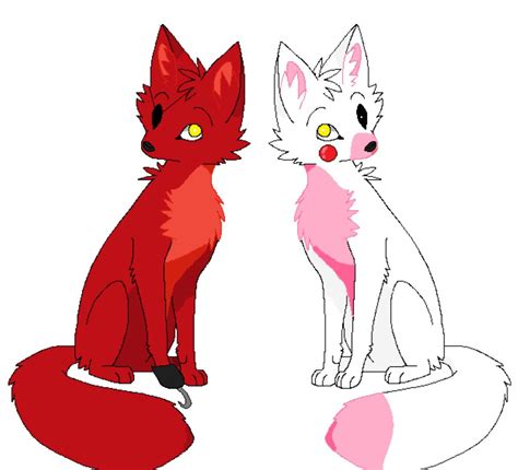 Adorableness Foxy X Mangles Foxy And Mangle Fnaf Foxy Anime Fnaf
