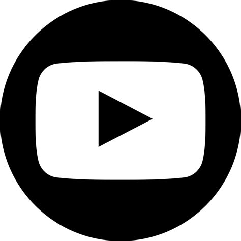 Youtube Logo Png Black Imagesee