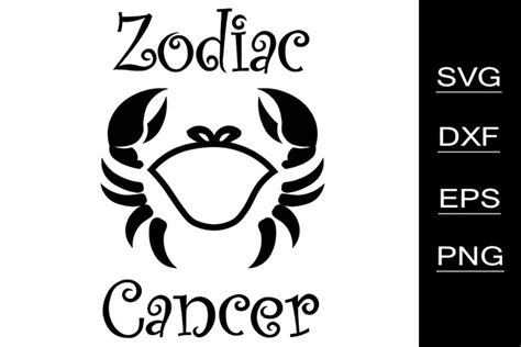 Zodiac Cancer Svg Cutting Files 543074 Cut Files Design Bundles