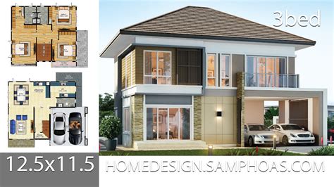 House Design Plan 11x11m With 5 Bedrooms Home Design With Plansearch