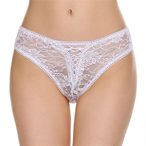 Buy Sunshine Women Sexy Lingerie Floral Hollow Lace G String Open