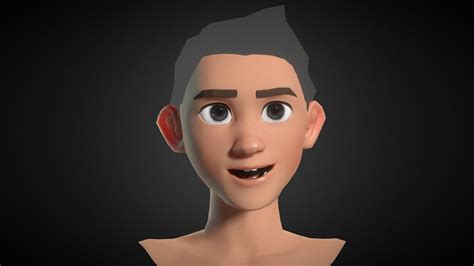 facial rig test download free 3d model by bayuitra [956ee2d] sketchfab