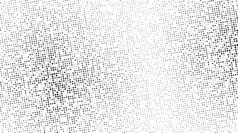 Dynamic Color And Size Halftone In Transparent Background Vector