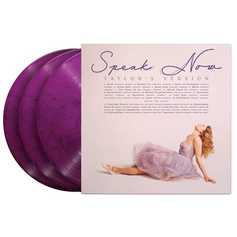 Swift Taylor Speak Now Taylors Version Vinyl Lp Orchid Marble