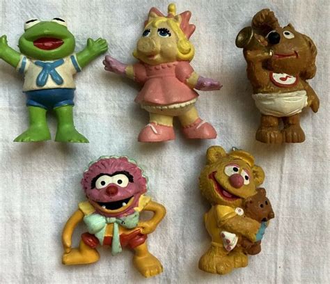 Vintage Applause Muppet Babies Pvc Figures Lot Of 5 Applause Muppets