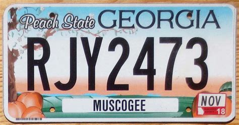 Georgia Product Categories Automobile License Plate Store