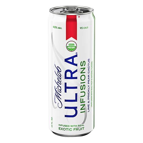 Michelob Ultra Infusions Lime And Prickly Pear Cactus Beer 12 Oz Beer