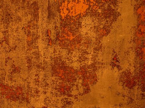 Red Orange Rugged Rusty Metal Texture Photohdx