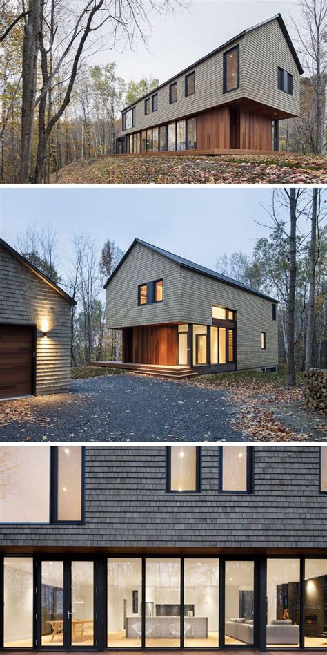 13 Examples Of Modern Houses With Wooden Shingles Shingle House