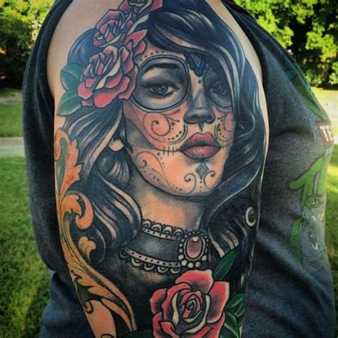 Celebrate life with our day of the dead temporary tattoos! 150 Show-Stopping Day of the Dead Tattoos (May 2021)