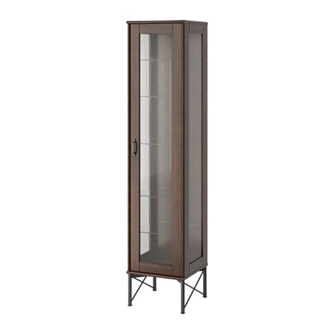 Ikea's options for cabinet depths are 15, 24, and 24.75 inches. TOCKARP Glass door cabinet - IKEA