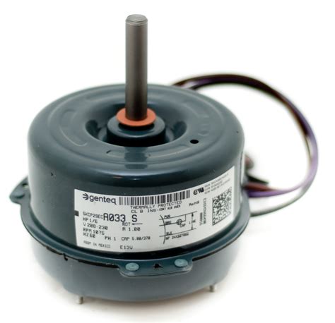 It is responsible for pulling air through the outdoor condenser coils to help remove heat from your home. Condenser Fan Motor - B13400252S Janitrol-Goodman 1/6 HP ...