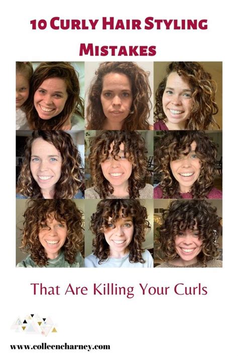 Curly Hair Styling Mistakes That Are Killing Your Curls Colleen