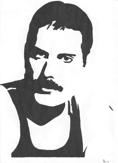 Freddie Mercury By El Teo On Deviantart Silhouette Art Silhouette