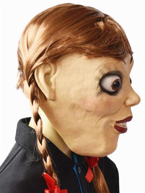 Halloween Annabelle 3 Latex Cosplay Mask For Sale Cosplayini Cosplay