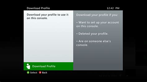 Add Or Remove Xbox Profile On An Xbox 360 Console