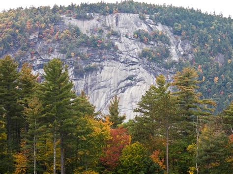 View Of Cathedral Ledge In The Fall North Conway Nh North Conway