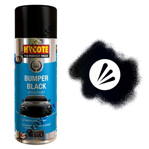Hycote Bumper And Plastic Black Spray Paint 400ml Sprayster