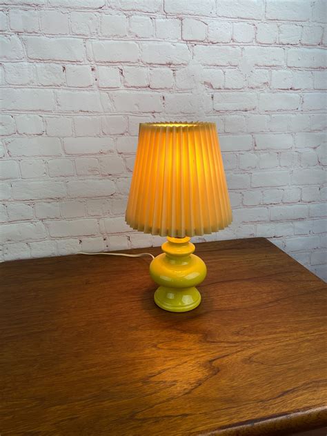 Yellow Table Lamp Yellow Ceramic Table Lamp Small Ceramic Table Lamp