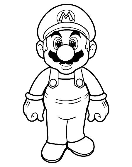 Mario Coloring Pages Coloring Pages To Print