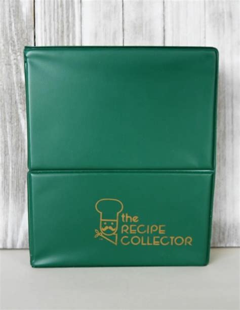 The Recipe Collector 3 Ring Binder Full Of Vintage Dessert Recipes