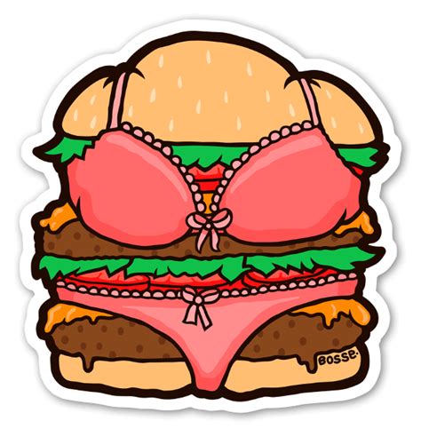 Buy This Double Sexy Burger Stickers Stickerapp Shop