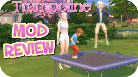 The Sims 4 Trampoline Mod Review Functional All Ages Custom Content