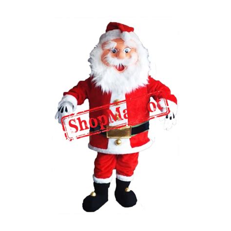 Happy Lightweight Santa Claus Mascot Costume