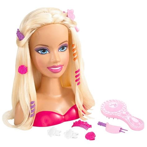 Barbie Doll Styling Head And Wear Hair Accessory 10pcs Barbie