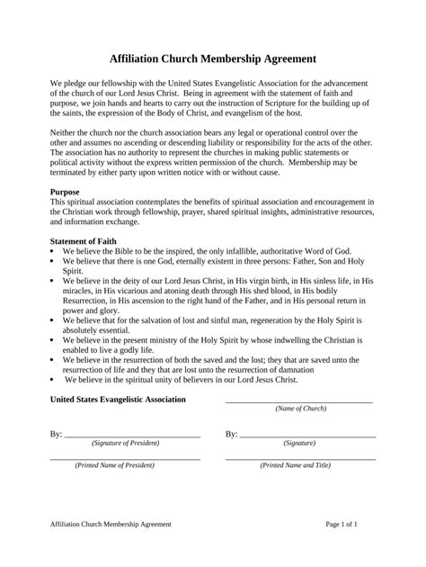 Membership Agreement Template Form Fill Out And Sign Printable Pdf