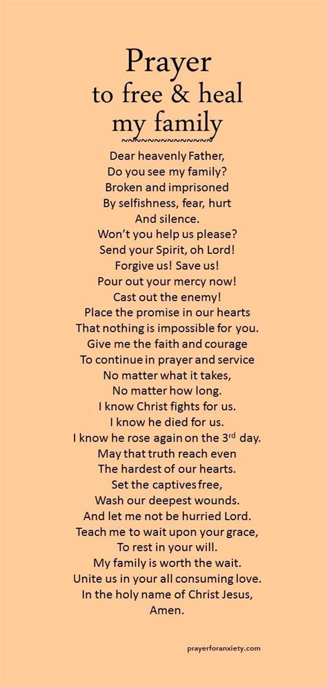 Prayer free heal family Prayer family 