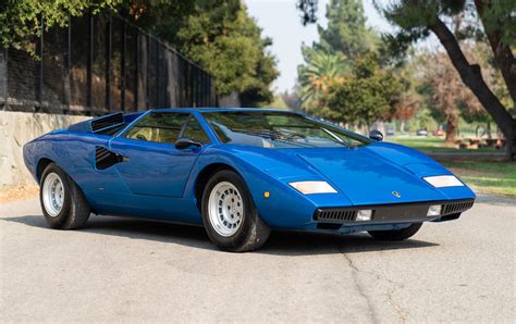 Something Blue for Xmas: A Very Rare 1975 Lamborghini Countach LP400