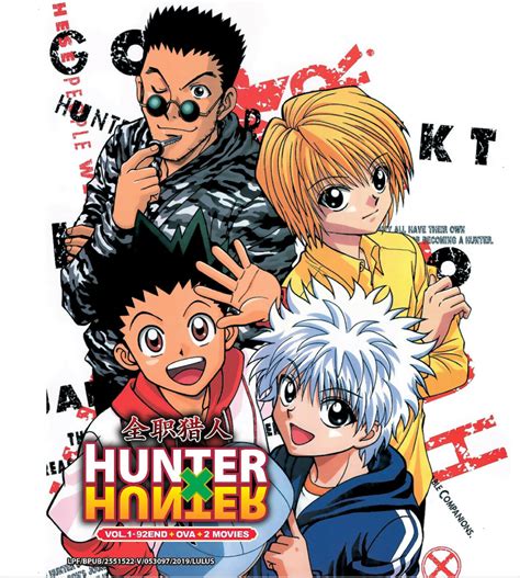 Hunter X Hunter 1999 Complete 92 Episodes Ova And 2 Movies With Dvd