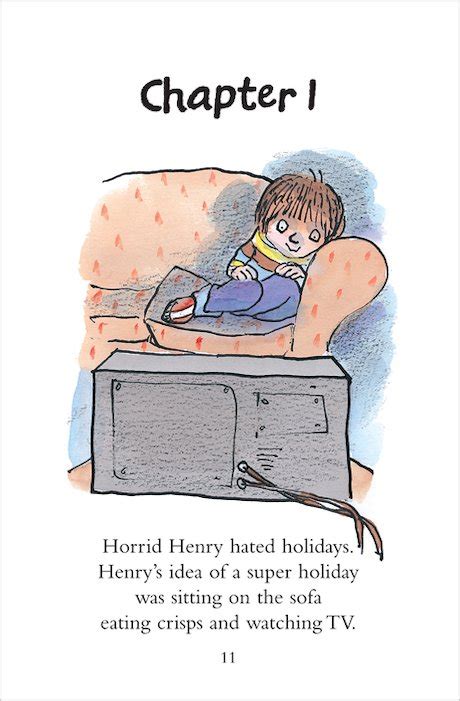 Horrid Henry Early Reader Horrid Henrys Holiday Scholastic Shop